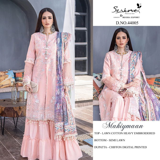 Serene Mahiymaan Latest Designer Festive Wear Cotton Pakistani Salwar Kameez Collection